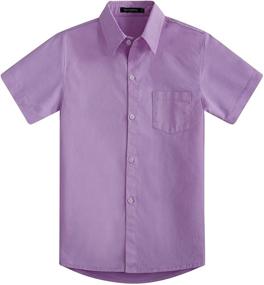 img 4 attached to Spring Gege Sleeve Formal Cotton Boys' Clothing ~ Tops, Tees & Shirts