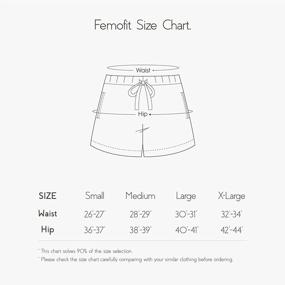 img 1 attached to Femofit Women'S Sleep Shorts Boxer PJ Pajama Lounge Shorts 2 Pack S-XL