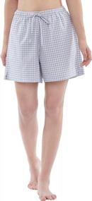 img 3 attached to Femofit Women'S Sleep Shorts Boxer PJ Pajama Lounge Shorts 2 Pack S-XL