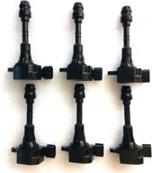 motorhot 6pcs ignition coil packs 22448-8j115 for 2002-2004 infiniti, nissan altima, maxima, murano, quest 3.5l and 2009-2012 equator логотип