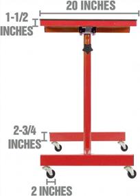 img 1 attached to OEM TOOLS 24935 29" Portable Mechanics Tear Down Tray Table, 55-Pound Capacity Steel Construction Red