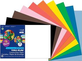 img 2 attached to 50% Recycled Tru-Ray® Construction Paper In Assorted Colors, 12" X 18", Pack Of 50 For Enhanced SEO