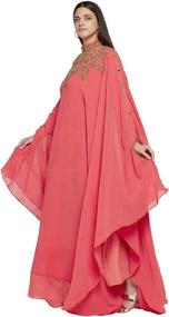 img 3 attached to Kaftan Farasha Caftan Sleeves Evening Women's Clothing ~ Dresses