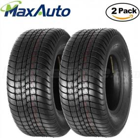 img 3 attached to Set Of 2 MaxAuto Trailer Tires, Load Range C, 6PR, 20.5X8-10 / 205/65-10 Size