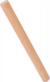 img 4 attached to Wooden Rolling Pin For Baking Dough - Ideal For Bread, Pizza, Pie, Cookies - 11 Inch