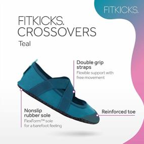 img 3 attached to 👟 FitKicks Crossovers: Stylish Foldable Lifestyle Shoes and Athleticwear for Women