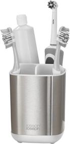 img 2 attached to Joseph EasyStore Stainless Steel Toothbrush Organizer