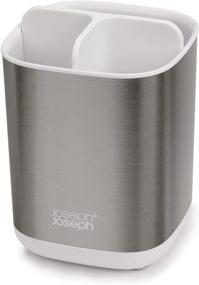 img 4 attached to Joseph EasyStore Stainless Steel Toothbrush Organizer
