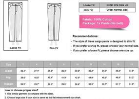 img 2 attached to AKARMY Women's Casual Camouflage Cargo Pants with 8 Pockets for Work and Everyday Wear