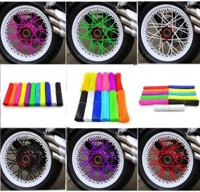 img 1 attached to Bicycle Wraps Best Schoolmate Colorful Decoration 72 Motorcycle & Powersports for Parts