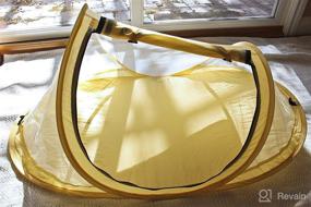 img 1 attached to MooMooBaby Beach Pop-Up Infant Crib Tent