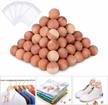 100% natural cedar blocks for clothes storage | 100pack aromatic cedar balls for drawers & closets | acmetop storage accessories logo