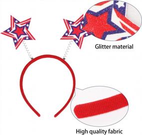 img 2 attached to Proudly Show Your Patriotism With Ivenf'S 4Th Of July Party Headbands - 6Pc Set!