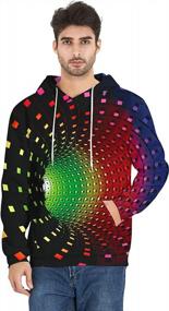img 2 attached to Men'S/Women'S 3D Graphic Printed Hoodie Sweatshirt With Pockets