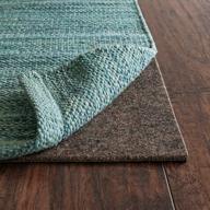 non-slip rug pad - rugpadusa contour-lock - 3'x5' - subtle cushioning with reliable gripping power - felt and rubber material safe for all floors - 1/8" thick - quality guaranteed логотип