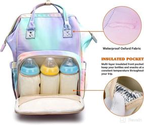 img 3 attached to Backpack Multifunction Changing Stroller Waterproof Diapering