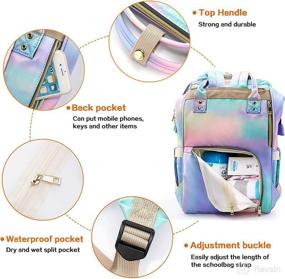 img 2 attached to Backpack Multifunction Changing Stroller Waterproof Diapering