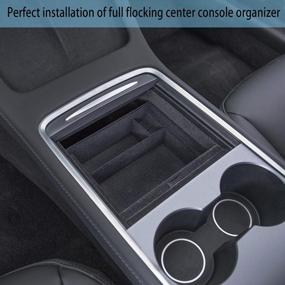 img 3 attached to Maximize Your Tesla Model 3'S Storage With JKCOVER Full Flocking Tray - 2021/2022 Interior Accessories
