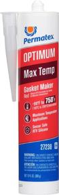 img 4 attached to 🔴 Permatex 27238 Optimum Red High Temperature Gasket Maker 13 oz: Ultimate Solution for Automotive Sealing