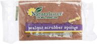 organic walnut scrubber sponge - pack of 24 logo
