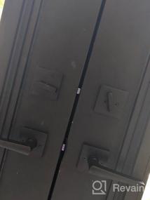 img 5 attached to TMC Iron Black Front Double Door Handleset(Keyed&Dummy Set, Matte Black)