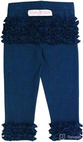 img 4 attached to RuffleButts® Toddler Ballet Ruffle Leggings