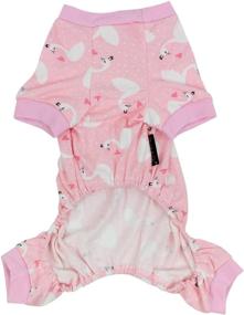 img 3 attached to 🐾 Stylish Parisian Pet Dog Pajamas - Adorable Cat/Dog Onesie for Small to Large Pets, Cozy Puppy Clothes for Holidays/Travel/Gifts, Ideal for Both Male and Female Pets