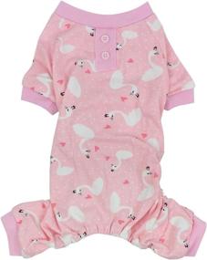 img 4 attached to 🐾 Stylish Parisian Pet Dog Pajamas - Adorable Cat/Dog Onesie for Small to Large Pets, Cozy Puppy Clothes for Holidays/Travel/Gifts, Ideal for Both Male and Female Pets