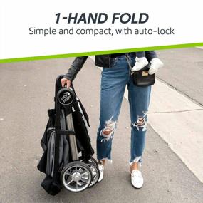 img 2 attached to Compact And Lightweight Baby Jogger City Mini 2 Stroller - 2019, Jet Color, Quick-Fold Design For Easy Handling