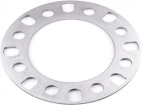 img 1 attached to Topline Products Universal Brake Spacers Fits 8X6X5.5 (8X139.7) / 8X170 / 8X180 Bolt Patterns 1/2" Thickness 125.7Mm Center Bore 8.1" Overall Diameter Set Of 2