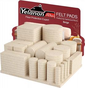 img 4 attached to Protect Your Floors With 321 Self-Adhesive Felt Furniture Pads - Cuttable, Anti-Scratch, And Easy To Apply!