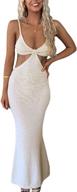 halter backless ribbed bodycon dresses women's clothing ~ dresses logo