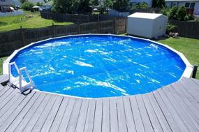 img 1 attached to Enhance Pool Water Heating with Sun2Solar Blue 18-Ft Round Solar Cover 1200 Series