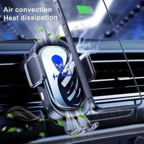 img 3 attached to 【Upgraded】 SKULL CHARGE【Skull Atmosphere Light】 Wireless Car Charger