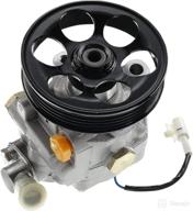 🔧 a-premium power steering pump + pulley: compatible with subaru forester 2006-2008 impreza 2006-2007 h4 2.5l gas - enhanced steering performance! logo