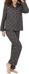 img 4 attached to Luxurious Women'S Sleepwear - PajamaGram Womens Pajamas For Comfort & Style