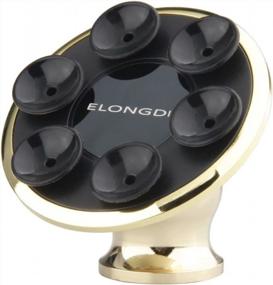 img 3 attached to Elongdi Magnetic Car Mount For Smartphones - 360 Degrees Rotation & Universal Compatibility