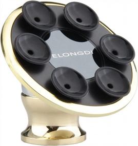 img 2 attached to Elongdi Magnetic Car Mount For Smartphones - 360 Degrees Rotation & Universal Compatibility