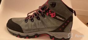 img 5 attached to Sleek And Waterproof: Foxelli Women'S Suede Leather Hiking Boots For Comfortable Trekking