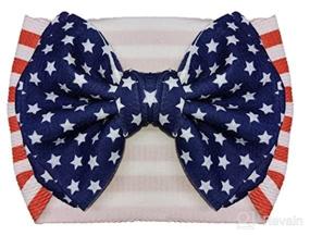 img 1 attached to July 4Th 7 Bow Headwrap