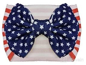 img 3 attached to July 4Th 7 Bow Headwrap