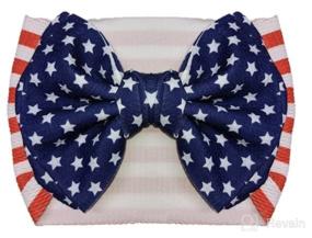 img 2 attached to July 4Th 7 Bow Headwrap