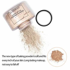img 1 attached to Ksndurn Nude Loose Face Setting Powder Makeup For Baking & Blurring Fine Lines.