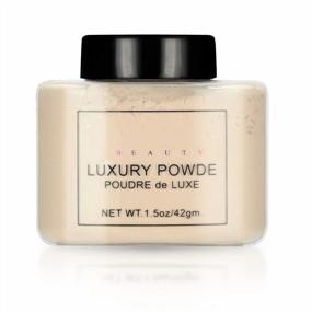 img 4 attached to Ksndurn Nude Loose Face Setting Powder Makeup For Baking & Blurring Fine Lines.
