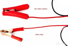 img 1 attached to 🔋 ARTECKIN Alligator Clamp 12V OBDII Car Battery Cigarette Lighter Extension Cable: Memory Saver & Jumper Starter Power Supply Cable