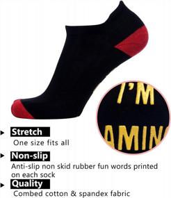 img 2 attached to Novelty Cotton Socks 'Do Not Disturb' Funny Gift For Men Women (Gamer, Reading Lover) - Ankle Length