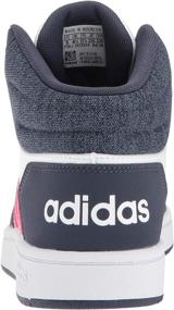 img 2 attached to Adidas Unisex Hoops Basketball Little Girls' Shoes : Athletic