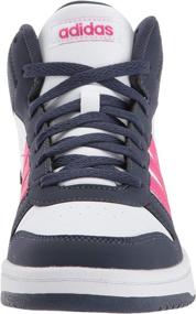 img 3 attached to Adidas Unisex Hoops Basketball Little Girls' Shoes : Athletic
