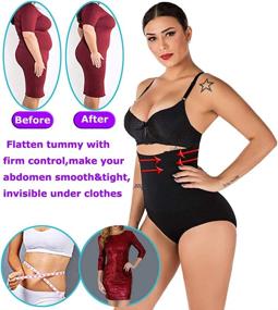 img 3 attached to Get A Perfect Hourglass Figure With DODOING'S High-Waist Butt Lifter Shapewear: Tummy Control & C-Section Recovery Panties For Women