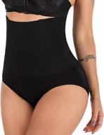 get a perfect hourglass figure with dodoing's high-waist butt lifter shapewear: tummy control & c-section recovery panties for women логотип